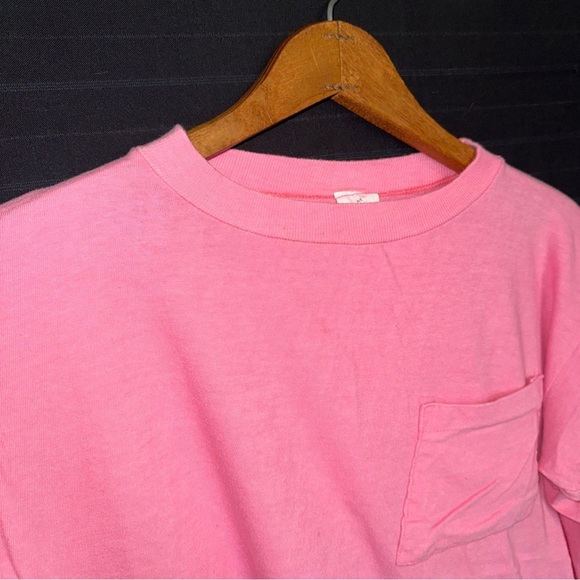 Vintage Jeantonic womens short sleeve pocket tee t shirt single stitch cotton M - Picture 7 of 10